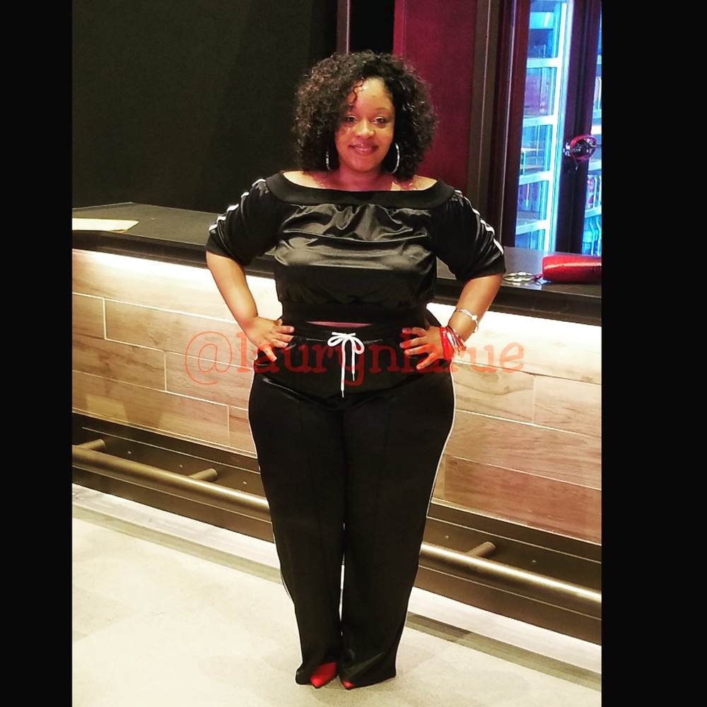 2 piece track suit - plus size